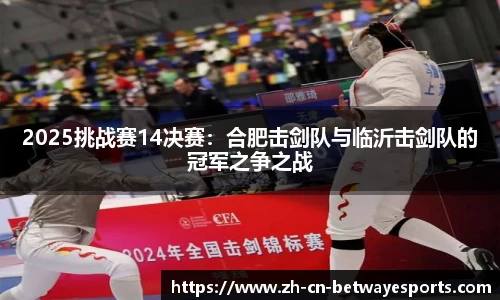 2025挑战赛14决赛：合肥击剑队与临沂击剑队的冠军之争之战